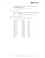 Preview for 208 page of Allied Telesis AlliedWare Plus 5.2.1 Software Reference Manual