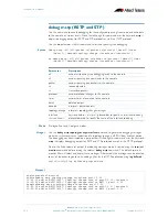 Preview for 322 page of Allied Telesis AlliedWare Plus 5.2.1 Software Reference Manual