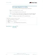 Preview for 332 page of Allied Telesis AlliedWare Plus 5.2.1 Software Reference Manual