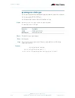 Preview for 348 page of Allied Telesis AlliedWare Plus 5.2.1 Software Reference Manual