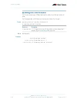 Preview for 352 page of Allied Telesis AlliedWare Plus 5.2.1 Software Reference Manual