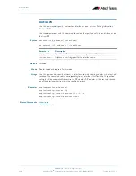 Preview for 468 page of Allied Telesis AlliedWare Plus 5.2.1 Software Reference Manual