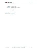 Preview for 479 page of Allied Telesis AlliedWare Plus 5.2.1 Software Reference Manual