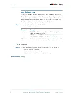Preview for 498 page of Allied Telesis AlliedWare Plus 5.2.1 Software Reference Manual