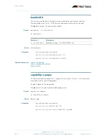 Preview for 506 page of Allied Telesis AlliedWare Plus 5.2.1 Software Reference Manual