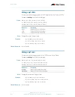 Preview for 512 page of Allied Telesis AlliedWare Plus 5.2.1 Software Reference Manual