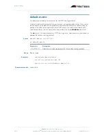 Preview for 516 page of Allied Telesis AlliedWare Plus 5.2.1 Software Reference Manual