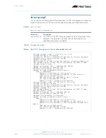 Preview for 544 page of Allied Telesis AlliedWare Plus 5.2.1 Software Reference Manual