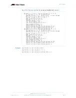 Preview for 561 page of Allied Telesis AlliedWare Plus 5.2.1 Software Reference Manual