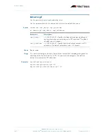 Preview for 566 page of Allied Telesis AlliedWare Plus 5.2.1 Software Reference Manual