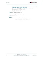 Preview for 572 page of Allied Telesis AlliedWare Plus 5.2.1 Software Reference Manual