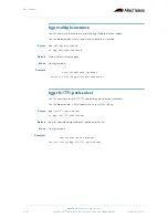 Preview for 590 page of Allied Telesis AlliedWare Plus 5.2.1 Software Reference Manual