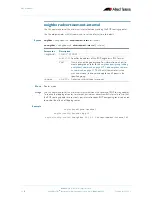 Preview for 616 page of Allied Telesis AlliedWare Plus 5.2.1 Software Reference Manual