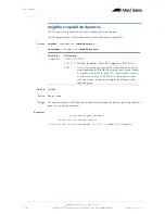 Preview for 620 page of Allied Telesis AlliedWare Plus 5.2.1 Software Reference Manual