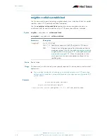 Preview for 624 page of Allied Telesis AlliedWare Plus 5.2.1 Software Reference Manual