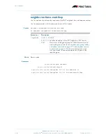 Preview for 630 page of Allied Telesis AlliedWare Plus 5.2.1 Software Reference Manual