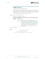 Preview for 636 page of Allied Telesis AlliedWare Plus 5.2.1 Software Reference Manual
