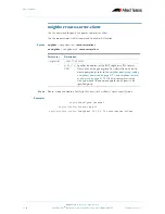 Preview for 646 page of Allied Telesis AlliedWare Plus 5.2.1 Software Reference Manual