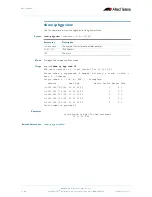 Preview for 686 page of Allied Telesis AlliedWare Plus 5.2.1 Software Reference Manual