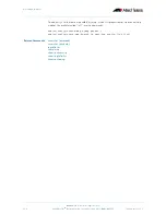 Preview for 700 page of Allied Telesis AlliedWare Plus 5.2.1 Software Reference Manual