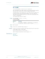 Preview for 708 page of Allied Telesis AlliedWare Plus 5.2.1 Software Reference Manual