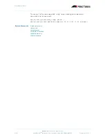 Preview for 712 page of Allied Telesis AlliedWare Plus 5.2.1 Software Reference Manual