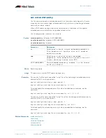 Preview for 715 page of Allied Telesis AlliedWare Plus 5.2.1 Software Reference Manual