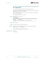 Preview for 720 page of Allied Telesis AlliedWare Plus 5.2.1 Software Reference Manual