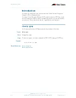 Preview for 732 page of Allied Telesis AlliedWare Plus 5.2.1 Software Reference Manual