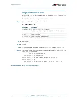 Preview for 736 page of Allied Telesis AlliedWare Plus 5.2.1 Software Reference Manual