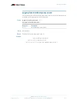 Preview for 737 page of Allied Telesis AlliedWare Plus 5.2.1 Software Reference Manual