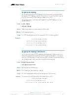 Preview for 745 page of Allied Telesis AlliedWare Plus 5.2.1 Software Reference Manual