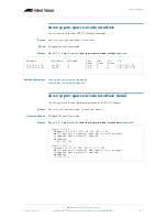 Preview for 795 page of Allied Telesis AlliedWare Plus 5.2.1 Software Reference Manual