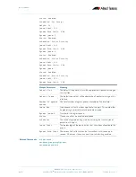 Preview for 918 page of Allied Telesis AlliedWare Plus 5.2.1 Software Reference Manual