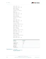 Preview for 920 page of Allied Telesis AlliedWare Plus 5.2.1 Software Reference Manual