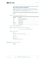 Preview for 925 page of Allied Telesis AlliedWare Plus 5.2.1 Software Reference Manual