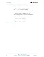 Preview for 1000 page of Allied Telesis AlliedWare Plus 5.2.1 Software Reference Manual