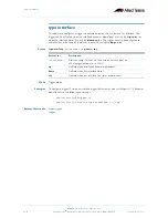 Preview for 1204 page of Allied Telesis AlliedWare Plus 5.2.1 Software Reference Manual