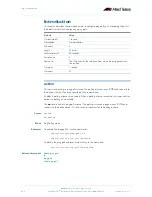 Preview for 1216 page of Allied Telesis AlliedWare Plus 5.2.1 Software Reference Manual