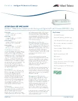 Allied Telesis AT-iMG664A Specifications preview