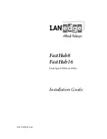 Allied Telesis LanEdge FastHub16 Installation Manual preview