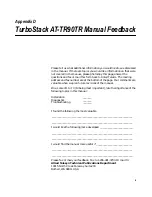 Preview for 46 page of Allied Telesis TurboStack AT-TS90TR Installation Manual