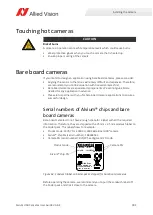 Preview for 184 page of Allied Vision Alvium 1800 Series User Manual