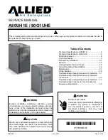 Allied 80G1UHE Service Manual preview