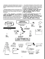 Preview for 3 page of Allister Century 310 Assembly & Installation Manual