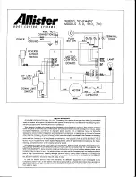 Preview for 11 page of Allister Century 310 Assembly & Installation Manual