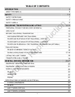 Preview for 3 page of Allmand MAXI-LITE AS3000 Operator'S Manual