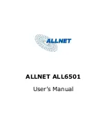 Preview for 1 page of Allnet ALL6501 User Manual