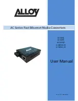 Preview for 1 page of Alloy AC100SC User Manual