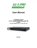 Alloy POEGEM12T2SFP User Manual preview